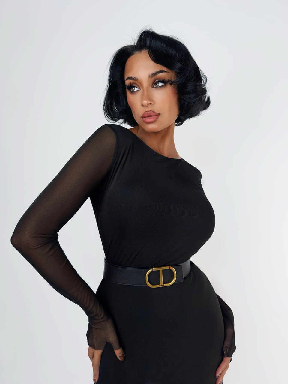Midi Dress BLACK