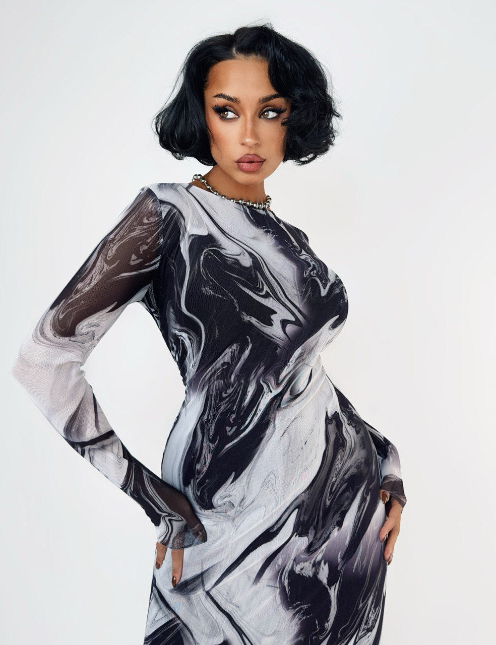 Midi Dress HYPNOTIC HAZE